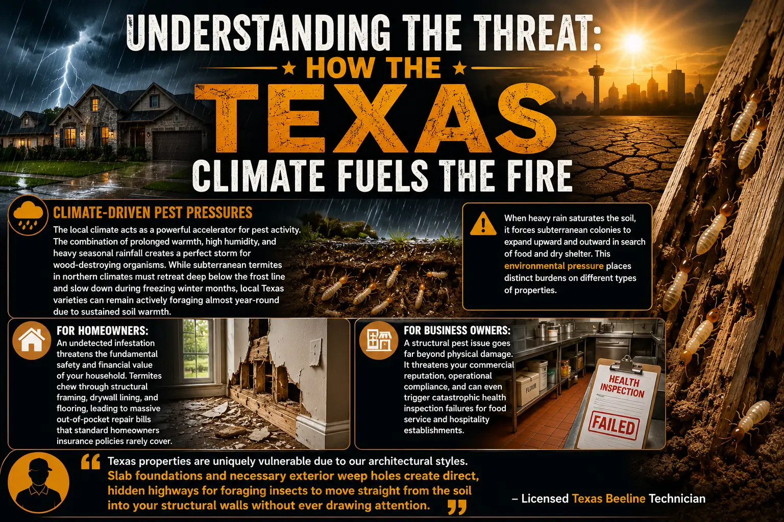 The Silent Threat: Navigating the Reality of Texas Termite Pressures