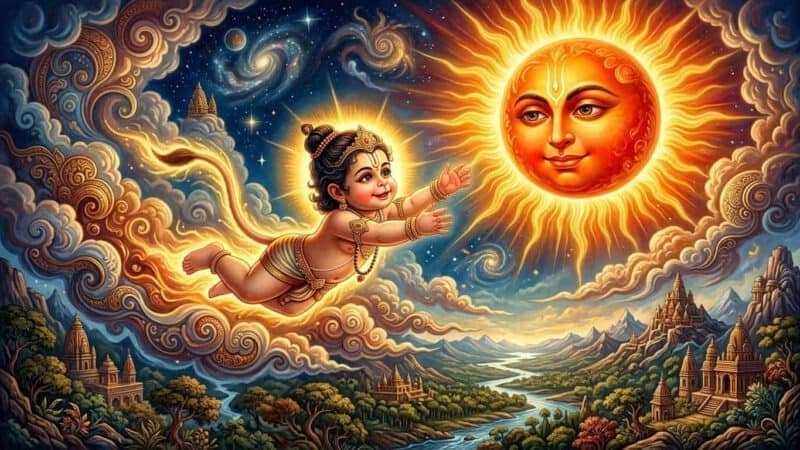हनुमान जी ने सूर्य को निगल लिया — जानिए पूरी कहानी