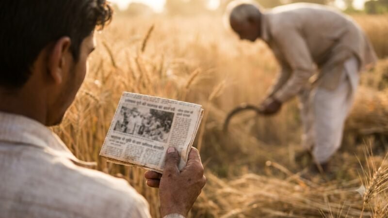 किसान के बेटे की IAS बनने की कहानी — जो एक अखबार के टुकड़े से शुरू हुई