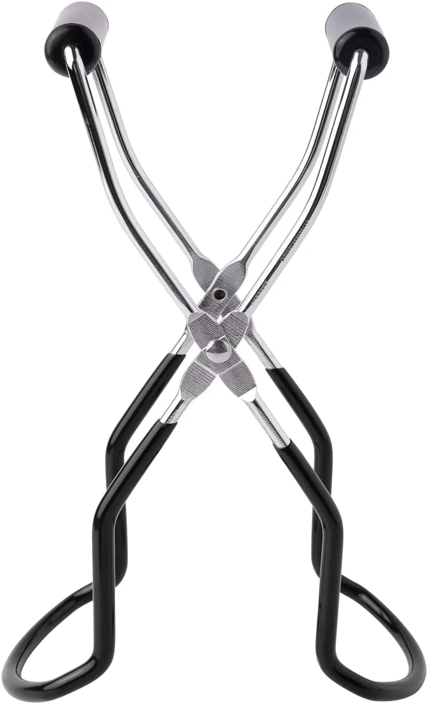 Stainless Steel Jar Lifter with Grip Handle Eeoyu Canning Jar Lifter Tongs Stainless Steel Jar Lifter with Grip Handle for Home Kitchen