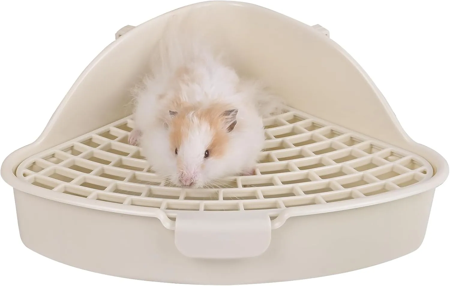 RUBYHOME Triangle Potty Trainer Corner Litter Bedding Box Pet Pan for Baby Rabbit, Chinchillas, Small Guinea Pigs, Ferret, Galesaur