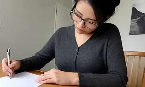 Woman Writing