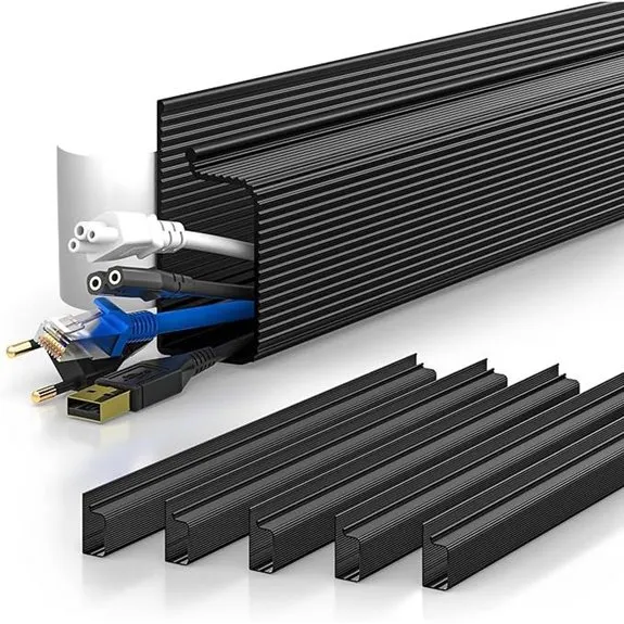 YECAYE Cable Management Organizer with Adhesive Mount