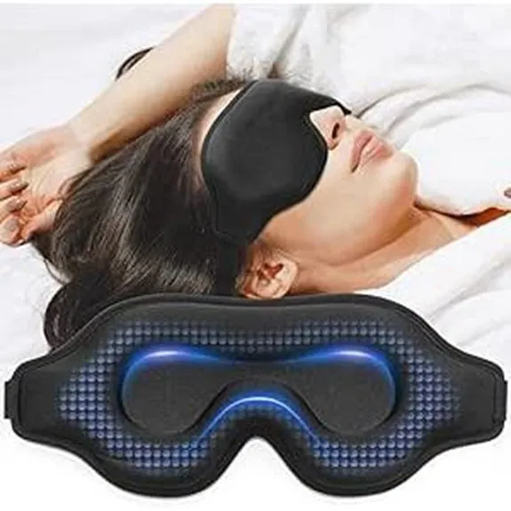 Weighted Eye Mask for Sleeping Contoured Blackout Mask