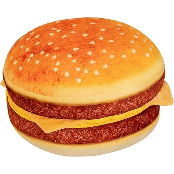 Funnykitten Hamburger Plush Pillow (16.5)