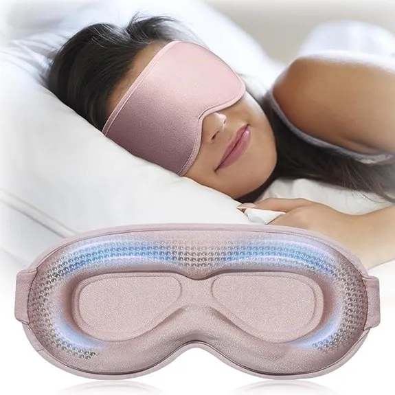 3D Weighted Sleep Mask for Women (Light Blocking)