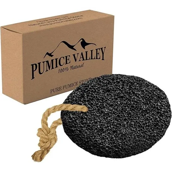natural black pumice exfoliator