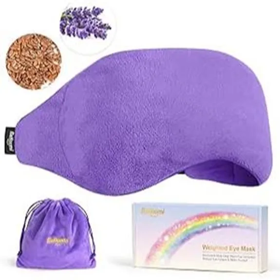 Weighted Eye Mask with Moist Heat and Lavender