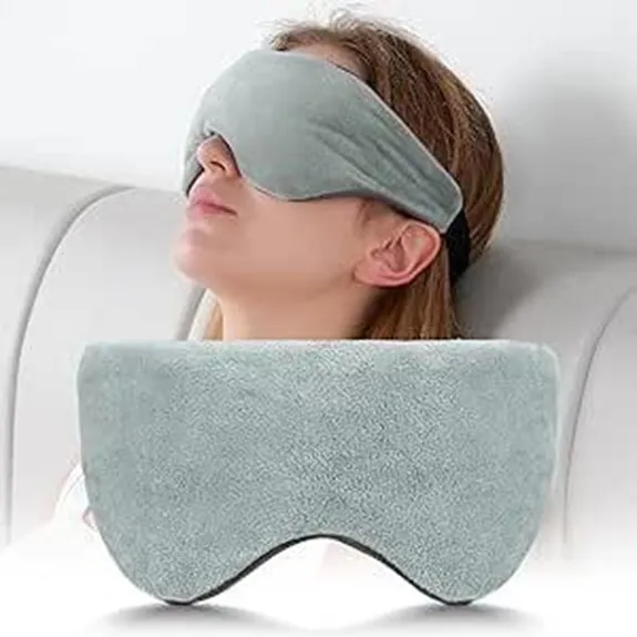 Sivio Weighted Eye Mask for Sleep Grey