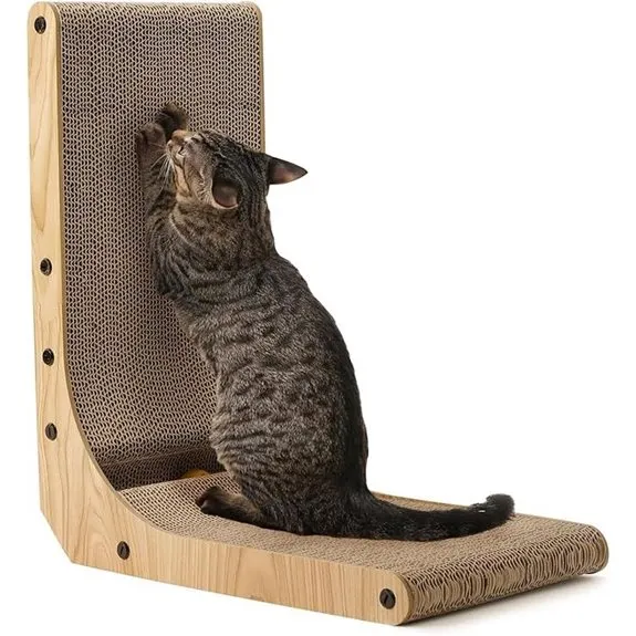 FUKUMARU L-Shape Cat Scratcher Wall Mount