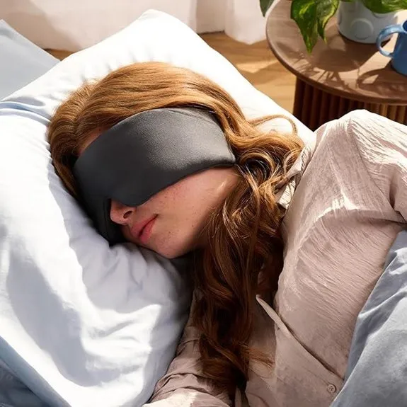 Bearaby Sleep Mask: 23” x 4” Weighted Light Blocking