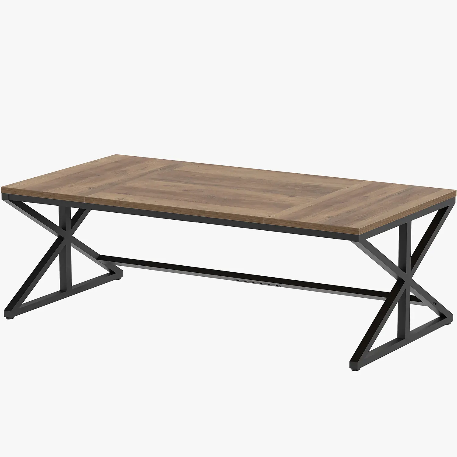 70.86 Inch Computer Desk, Rustic Oak_11