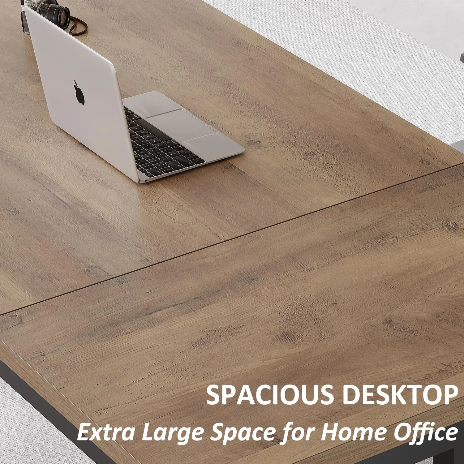 70.86 Inch Computer Desk, Rustic Oak_08
