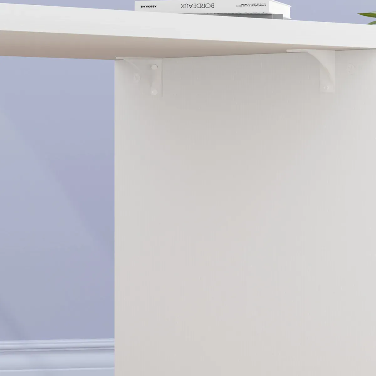 E bopehile 360 Ho potoloha ha desk ea khomphutha e nang le 3 Drawers, White Oak_05