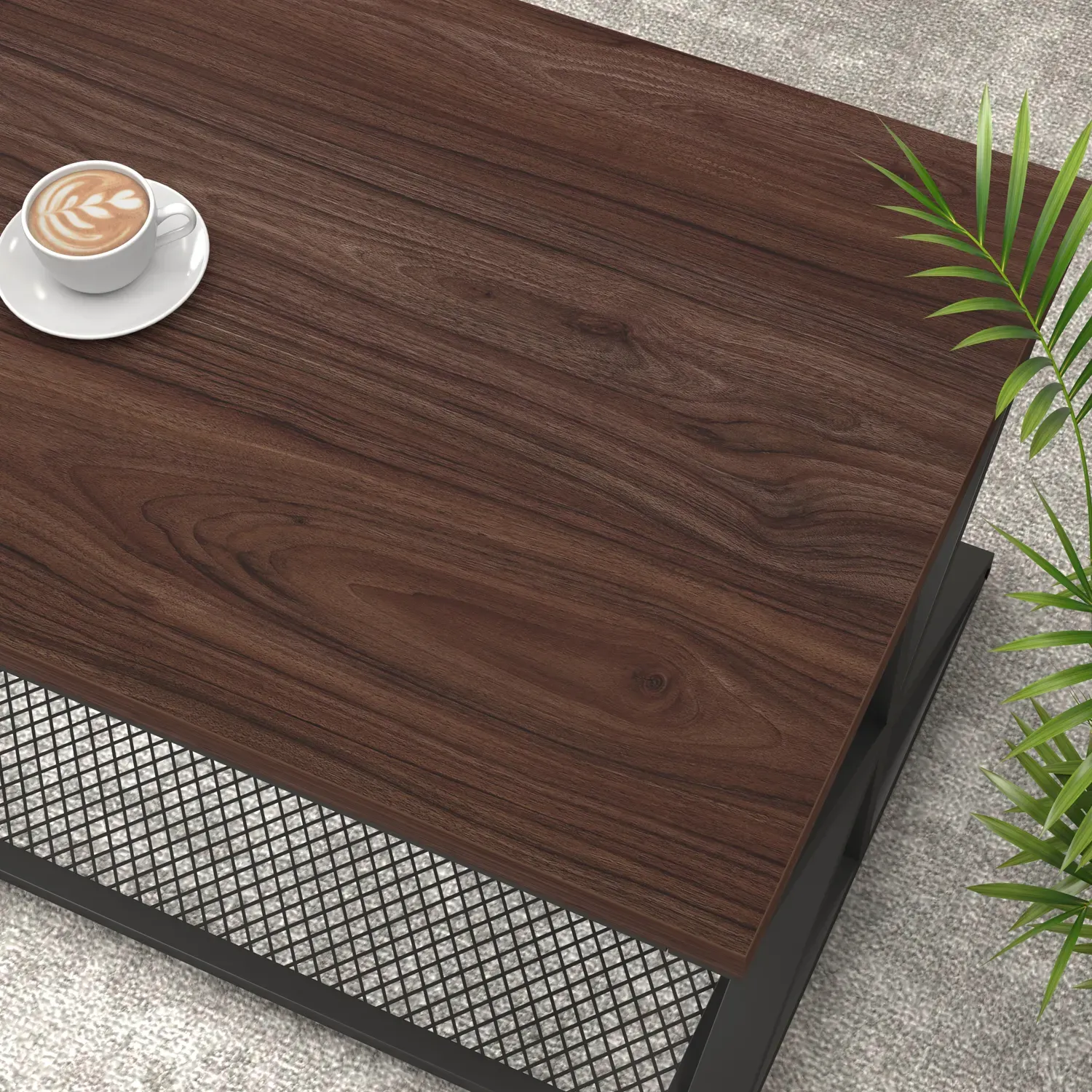 Tafura yekofi nekuchengetedza, Walnut, 47 Inch_08