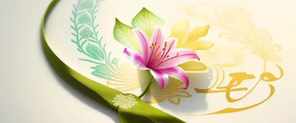 A pretty lily flower