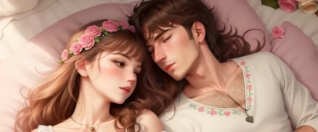 Lovers On A Bed