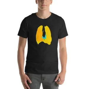 Unisex Staple T-Shirt Black Heather Front