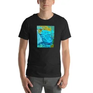 Unisex Staple T-Shirt Black Heather Front