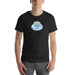 Unisex Staple T-Shirt Black Heather Front