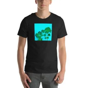 Unisex Staple T-Shirt Black Heather Front