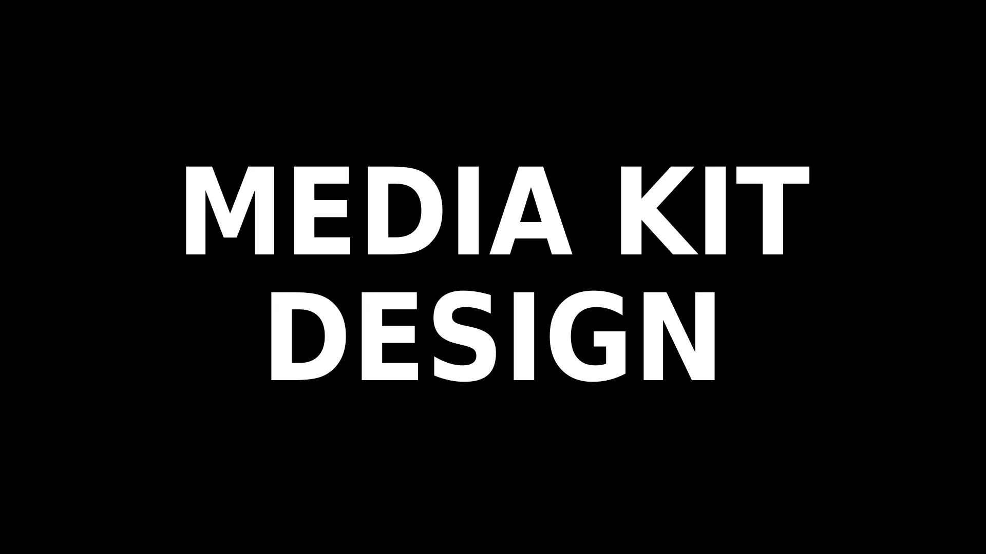 Media Kit Design Service Card Media Kit Design service card for Tridigiam