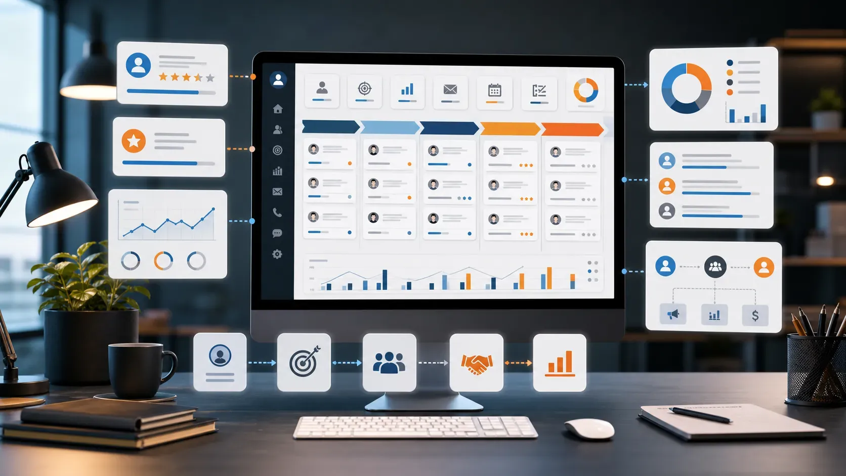 crm-tools-marketing-agencies-2026-featured CRM pipeline dashboard for marketing agency lead management campaign attribution and client reporting