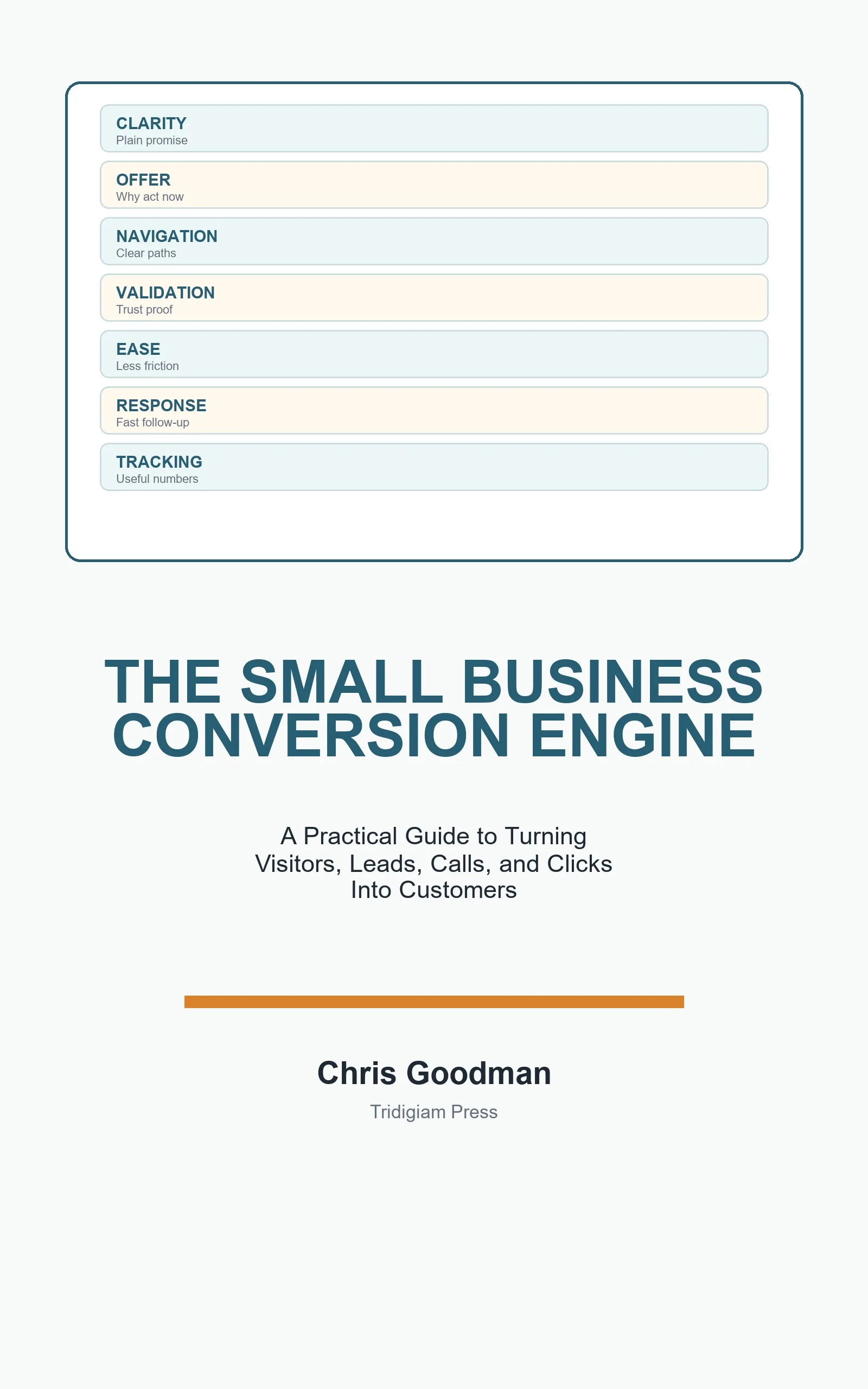 The Small Business Conversion Engine book cover by Chris Goodman