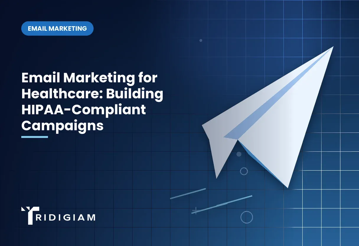 Email Marketing for Healthcare: Building HIPAA-Compliant Campaigns Paper plane email illustration for Email Marketing for Healthcare: Building HIPAA-Compliant Campaigns
