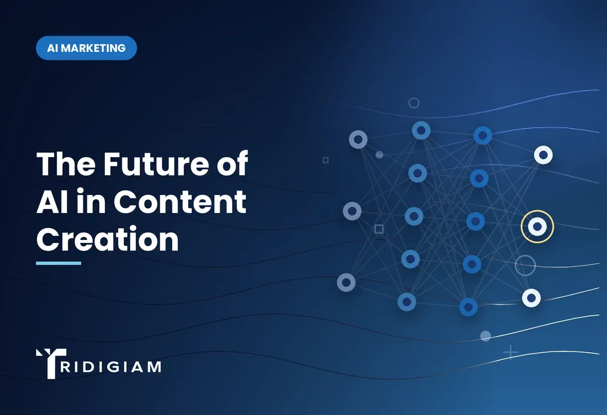 The Future of AI in Content Creation Layered neural network diagram for The Future of AI in Content Creation