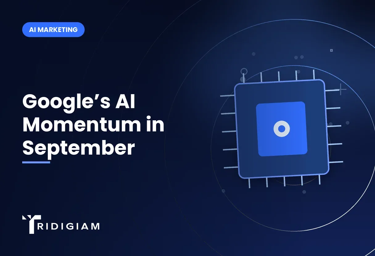 Google’s AI Momentum in September Computer chip and neural network illustration for Google’s AI Momentum in September