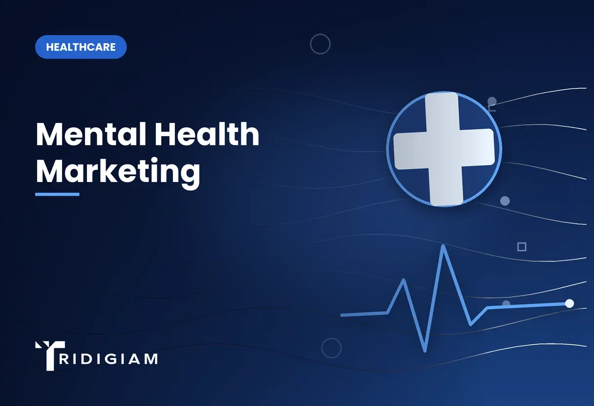 Mental Health Marketing Medical cross with a heartbeat line for Mental Health Marketing