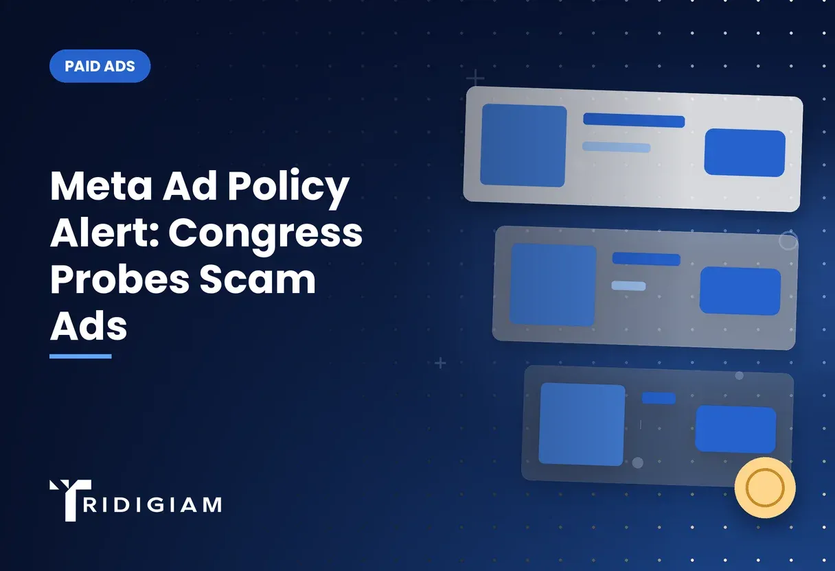 Meta Ad Policy Alert: Congress Probes Scam Ads Stacked banner ads with call to action buttons for Meta Ad Policy Alert: Congress Probes Scam Ads