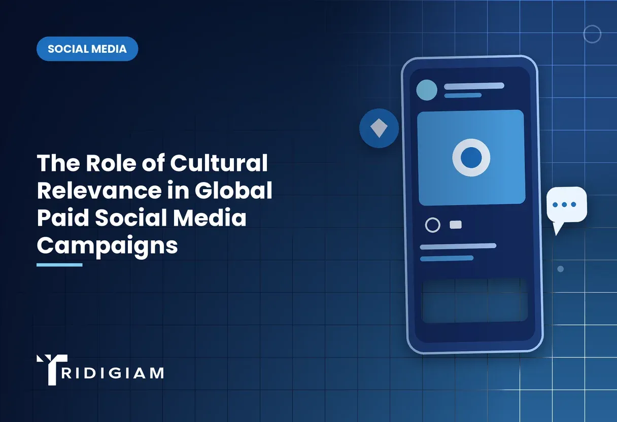 The Role of Cultural Relevance in Global Paid Social Media Campaigns Phone showing a social media feed for The Role of Cultural Relevance in Global Paid Social Media Campaigns