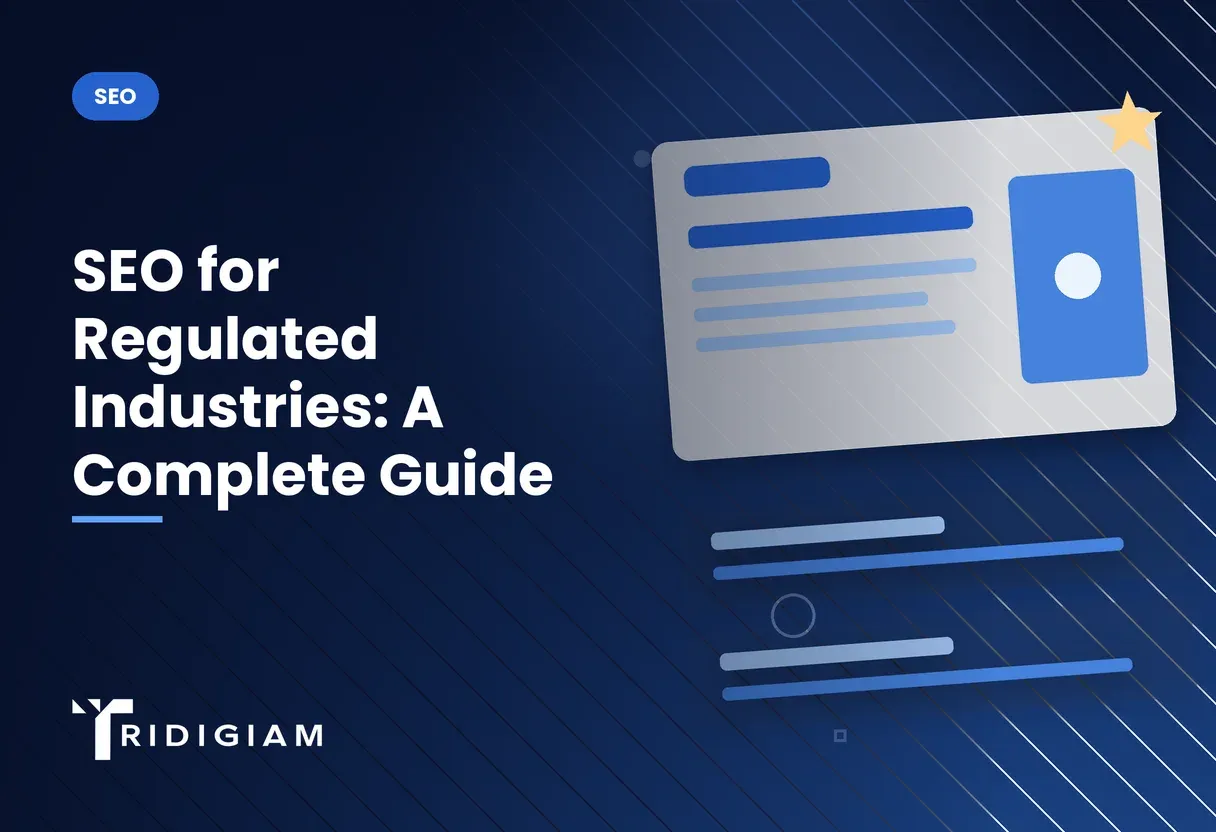 Search results page with a featured snippet for SEO for Regulated Industries: A Complete Guide