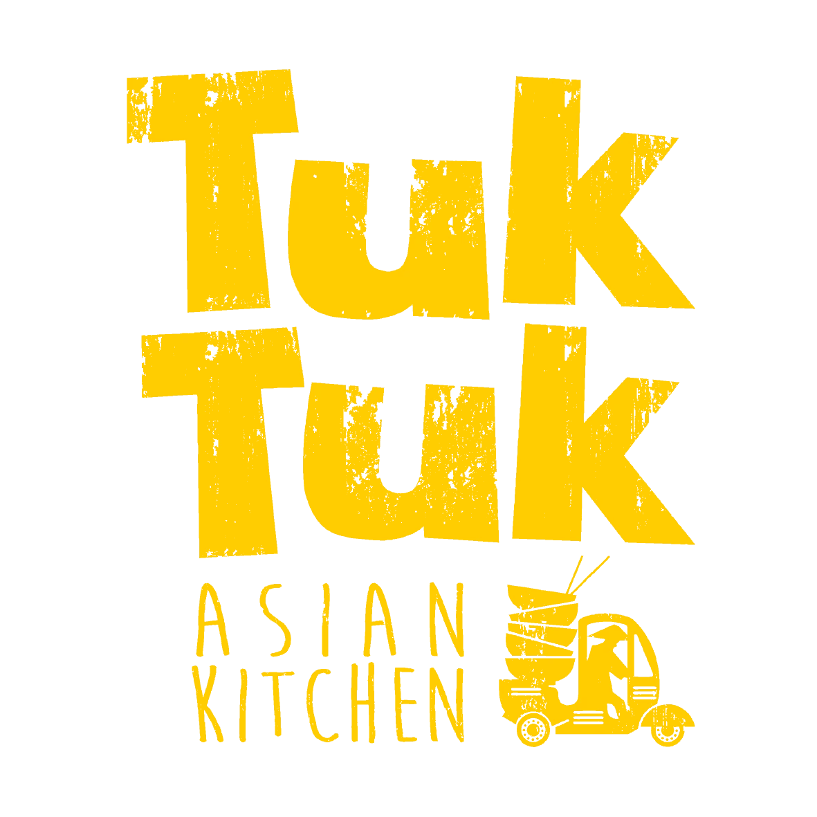 Logo TukTuk Asian Kitchen Jaune