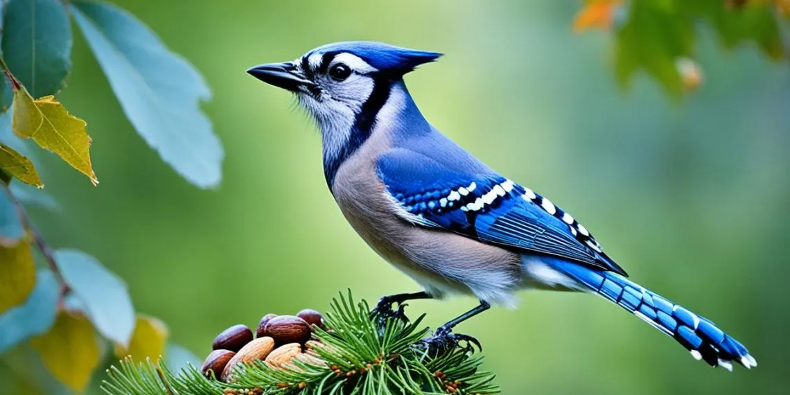 régime alimentaire du geai bleu
