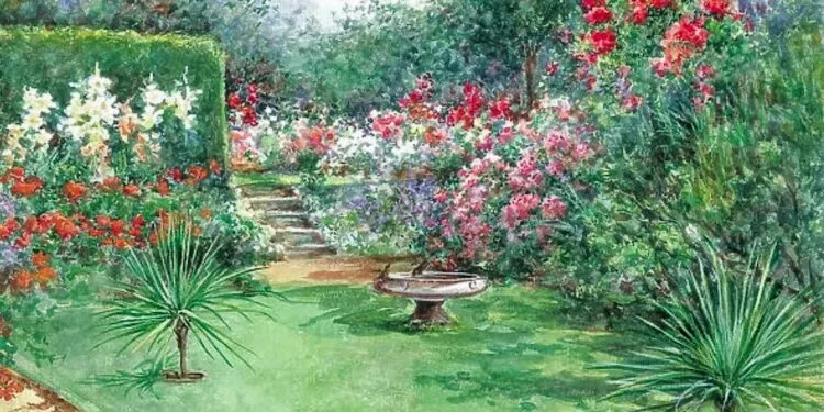 Bain d’oiseaux propre avec eau renouvelée au jardin