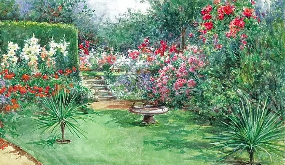 Bain dโoiseaux propre avec eau renouvelรฉe au jardin