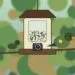 Camรฉra mangeoire connectรฉe avec objectif intรฉgrรฉ et oiseaux au jardin