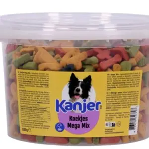 Kanjer hondenkoekjes Megamix emmer 1.2 kg