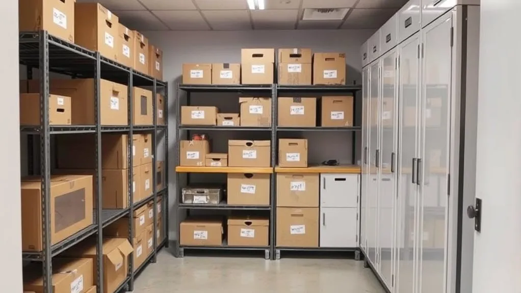secure inventory storage options