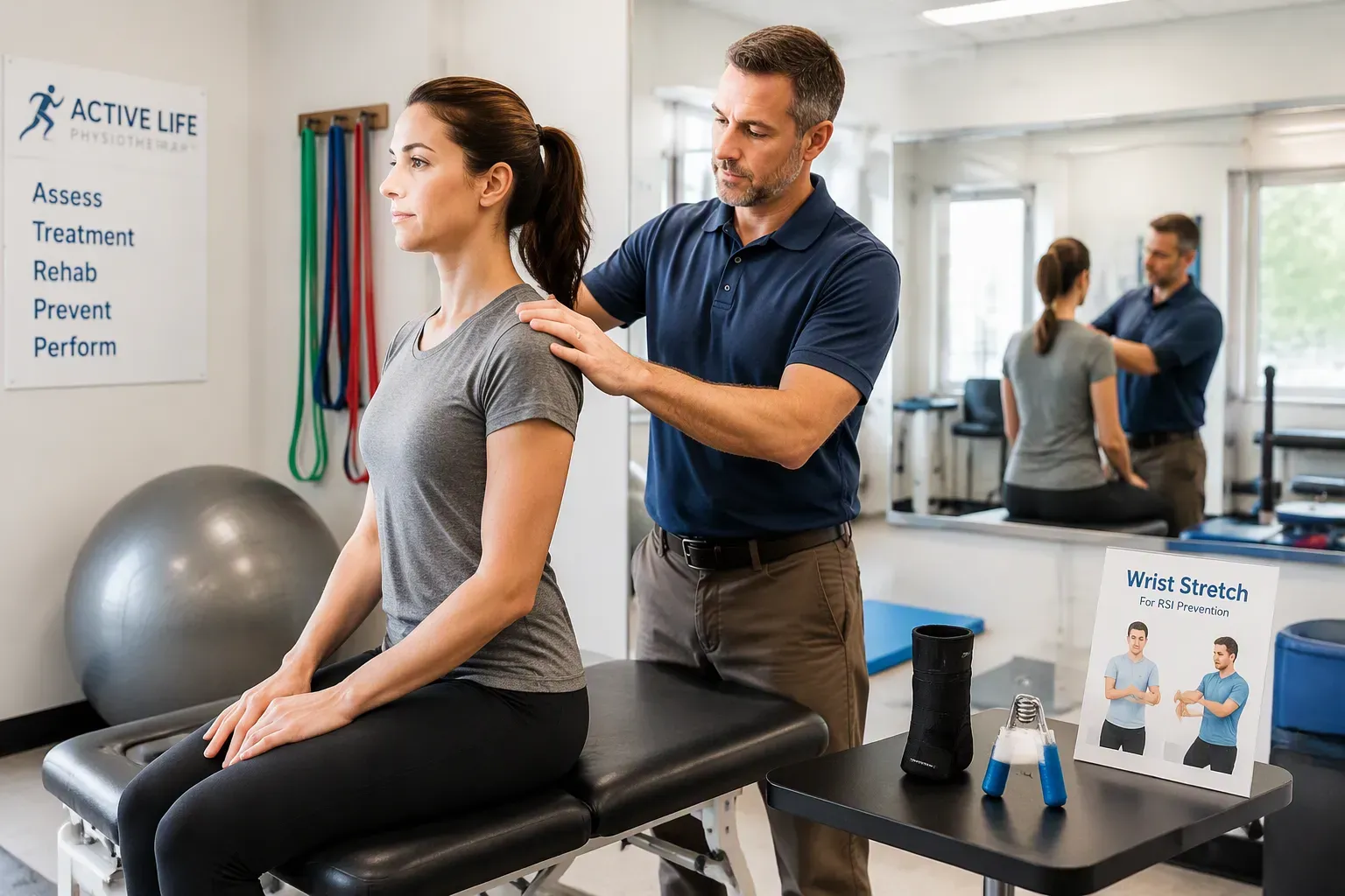 Treating Postural Imbalances and RSI with Sports Therapy