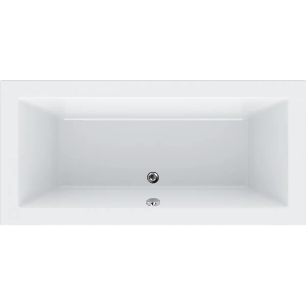 duobad cubic 170x75,180x80,180x90,190x80,190x90,200x90,210x90 wit-zwart-mat wit - Whirlpool Expert duobad cubic 170x75,180x80,180x90,190x80,190x90,200x90,210x90 wit-zwart-mat wit
