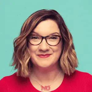 Sarah-Millican-300-01 Sarah Millican - an English comedian who won the comedy award for Best Newcomer at the 2008 Edinburgh Festival Fringe