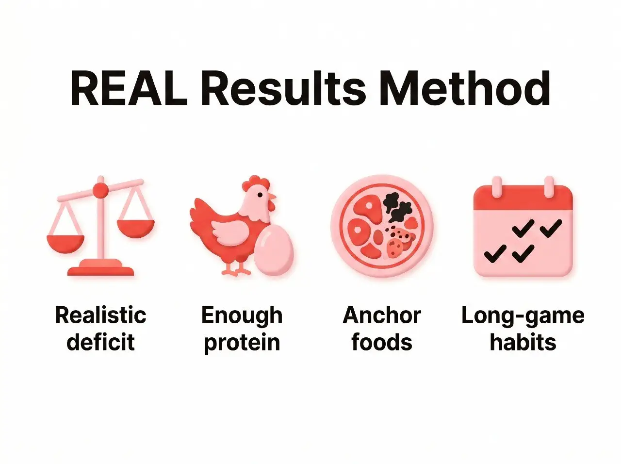 the weight loss diet with real results what actually works for women 08 The REAL Results Method framework for a sustainable weight loss diet