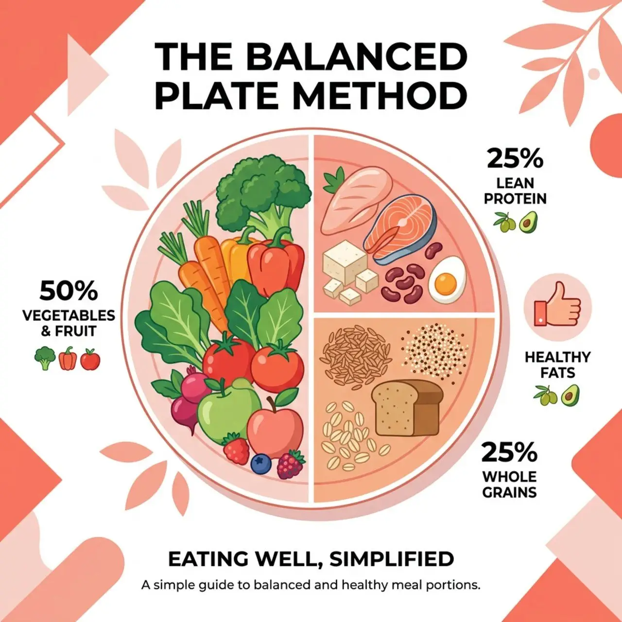 balanced diet for optimal health the plate method that beats macro math 07 Balanced Diet For Optimal Health