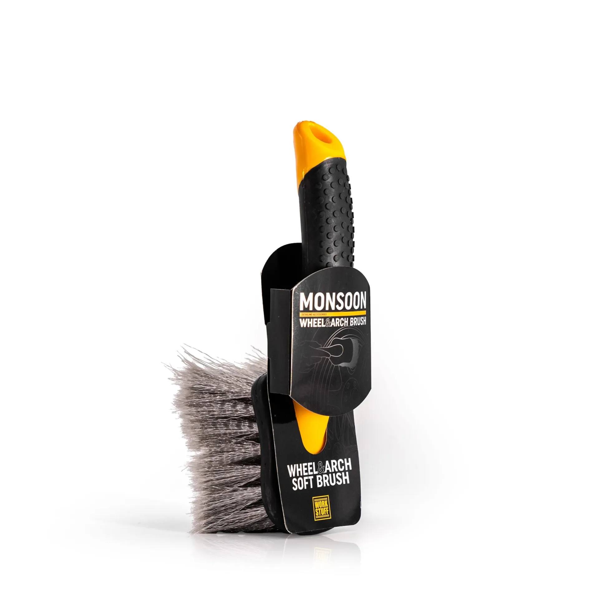 Monsoon and Monsoon XL wheel brush and wheel arch brush for car detailing