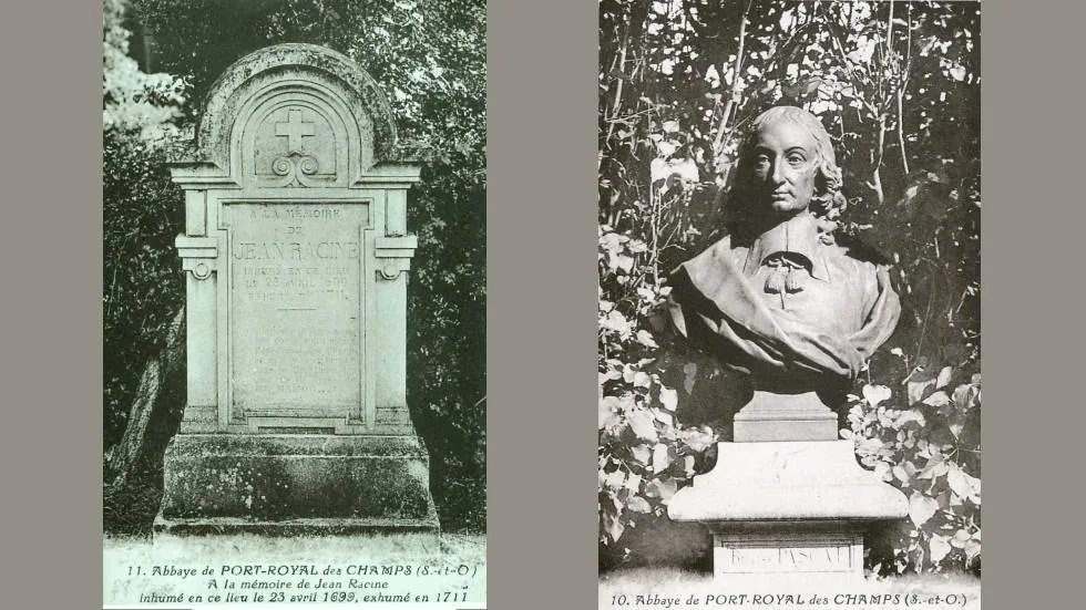 Racine et Pascal, réunis à Port-Royal des Champs. CP - Coll. A.-S. Simonet