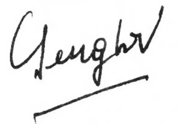 Signature Senghor